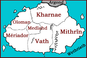Les régions de Wethrïn